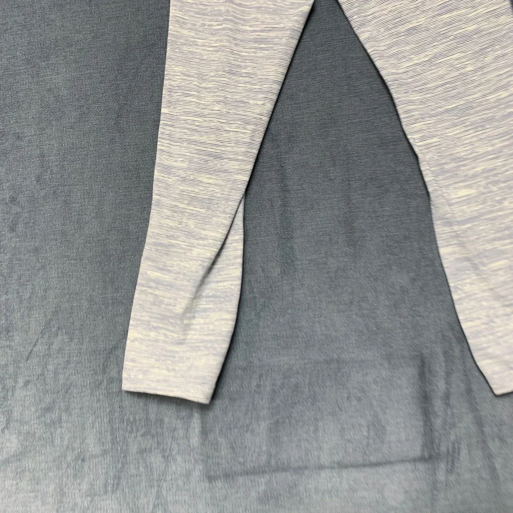 Lululemon Leggings Womens 22 White Blue Space Dye Athletic Gym Training Workout